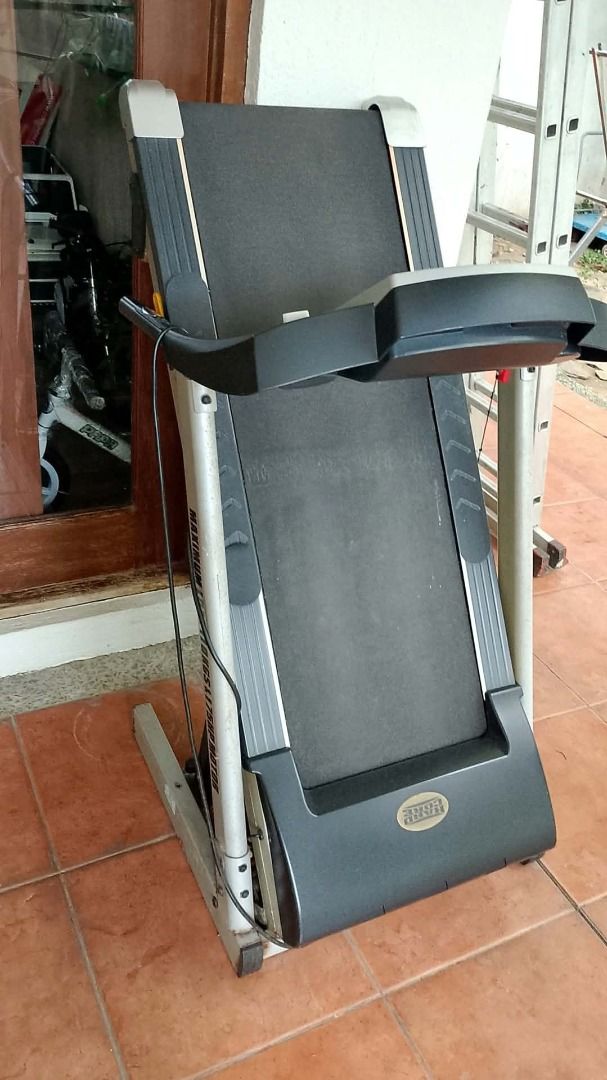 5k ONLY - Treadmill Running Machine (35k brand new) (Category: Cardio & Fitness Machines) located in Quezon City. Submitted by kimlongkimma (Listing ID 1469836329, Image 2). Description: - Motorized running machine perfect for home workouts - Foldable design to easily save floor space when not in use - Digital control console tracks speed and workout metrics - Dual handlebars equipped with built-in grip sensors - Durable silver metal frame with s