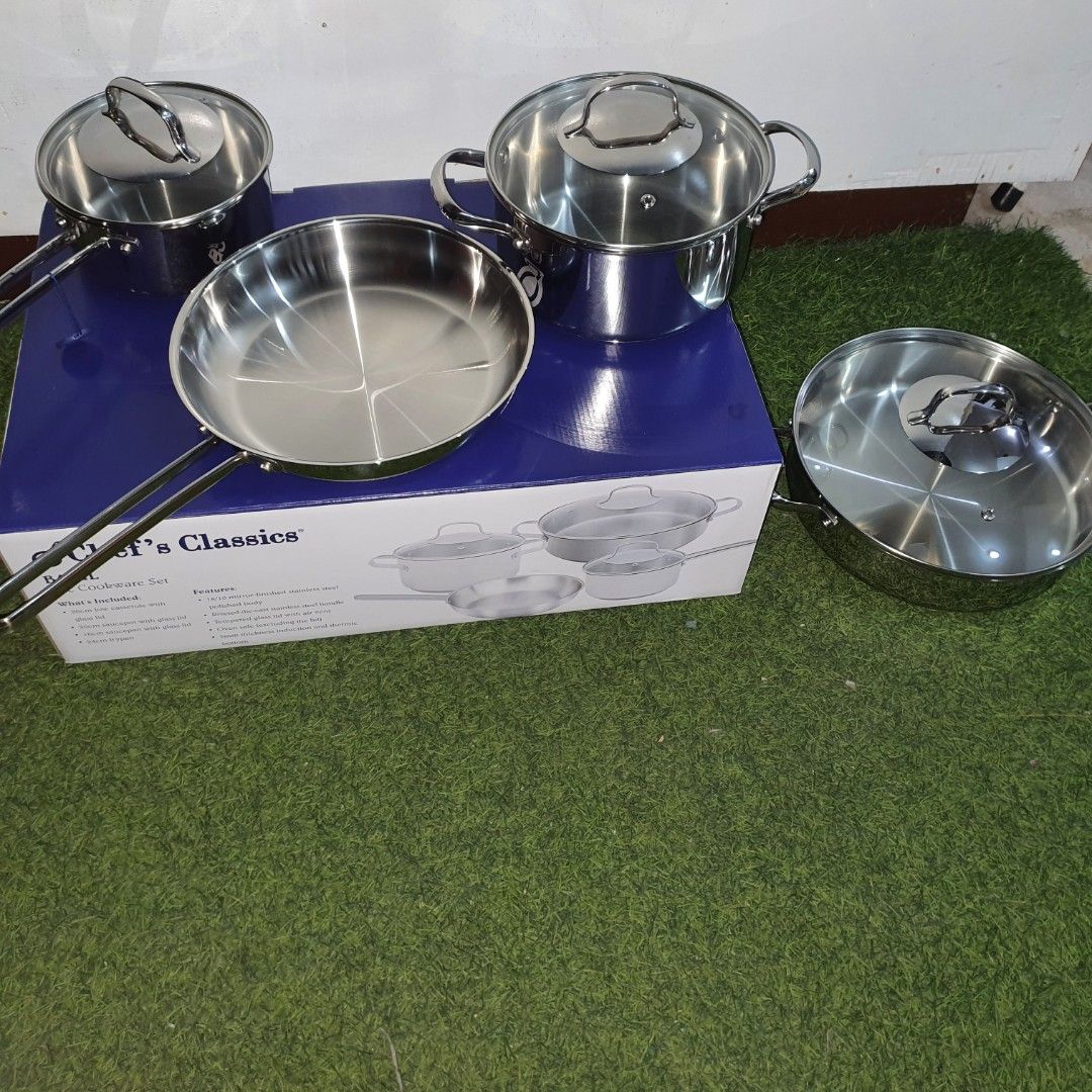 7pcs stainless chef's classics basil cookware set (Category: Cleaning Tools & Supplies) located in Manila. Submitted by d_real_deal (Listing ID 1469937009, Image 3). Description: .