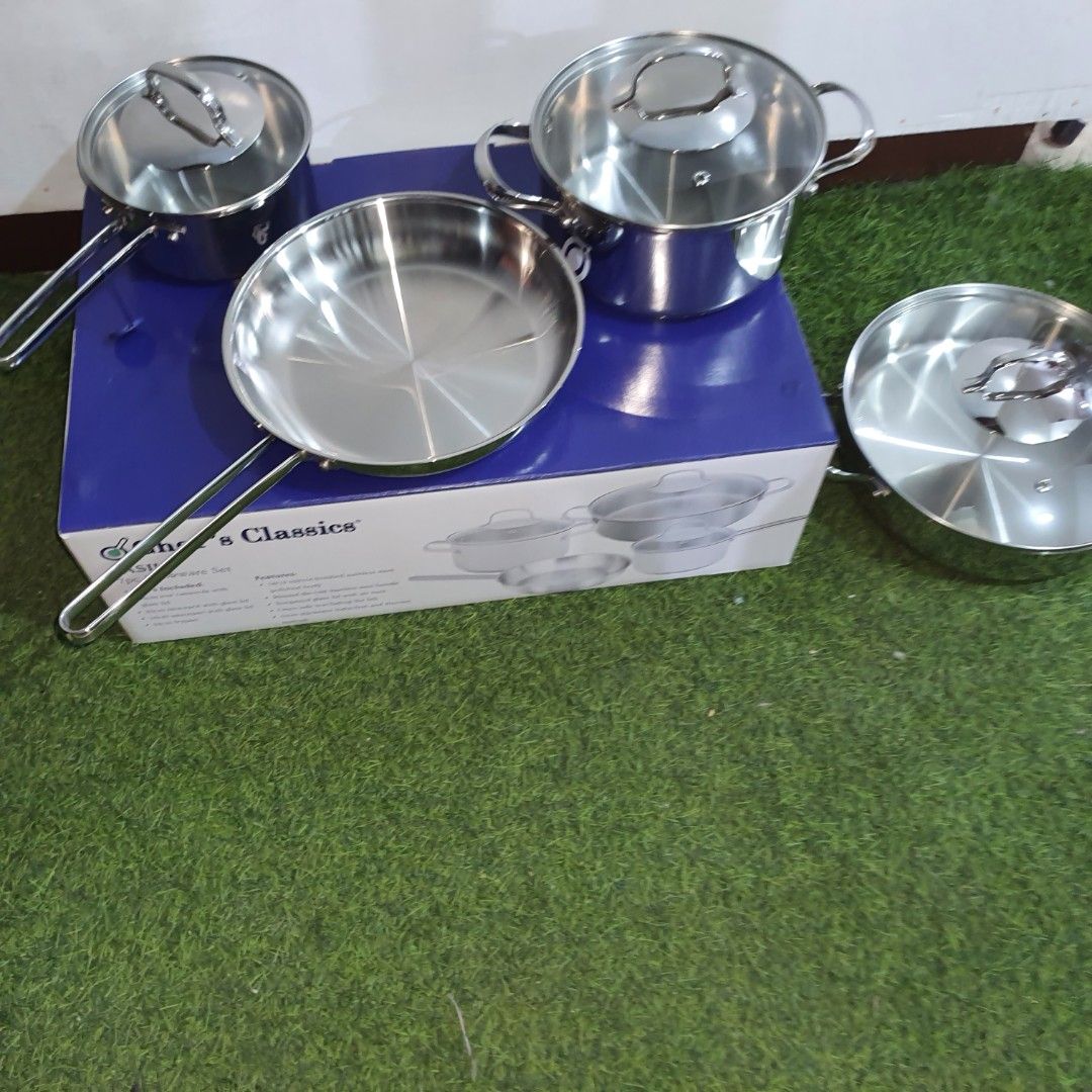 7pcs stainless chef's classics basil cookware set (Category: Cleaning Tools & Supplies) located in Manila. Submitted by d_real_deal (Listing ID 1469937009, Image 2). Description: .