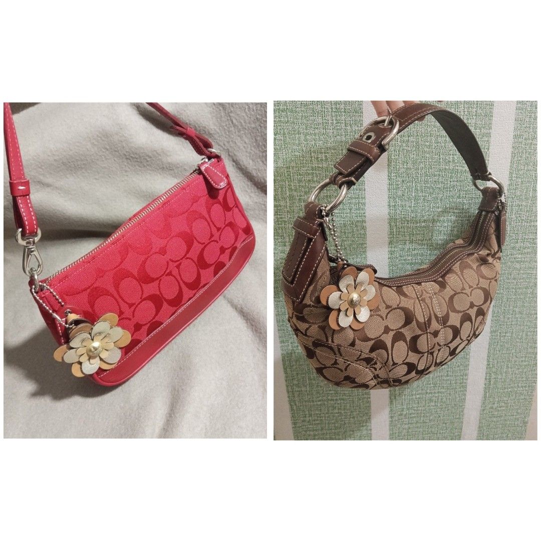 🤎🌼 Authentic Coach Flower Bag Charm🌼 (Category: Shoulder Bags) located in Makati City. Submitted by makati_metro (Listing ID 1469876502, Image 1). Description: ** Last price posted. Add a pretty and lively touch to your favorite bag with this authentic Coach (leather) Flower Charm. Please refer to the first and last photo for a better idea of the charm’s actual size. All details are already posted. Kindly check everything and message only if y