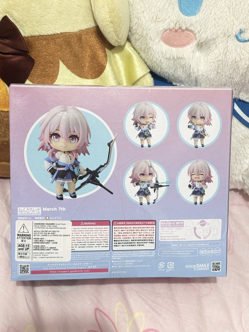 💗💗 MARCH 7th NENDOROID (Category: Figurines & Statues) located in Davao. Submitted by dollznskullz (Listing ID 1469917551, Image 2). Description: [WTS / LFB] Nendoroid March 7th (Honkai: Star Rail) 📸🏹 💗💗 Selling my March 7th Nendoroid to clear up some shelf space! Perfect addition for Honkai: Star Rail collectors. 💗💗 ✨ Condition Details: • Figure: BIB (Back in Box). Displayed safely in a glass cabinet away from direct sunlight. No scratch
