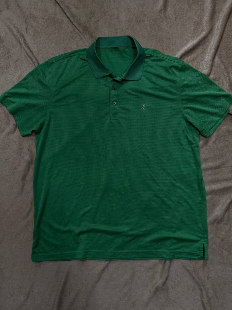 Ⓚ Unbranded Polo Shirt (Green) (Category: Tshirts & Polo Shirts ) located in Cainta. Submitted by kinovault (Listing ID 1469869573, Image 1). Description: Product Specifications: Color: Green Size: 2XL-3XL Material: Spandex / Dri-Fit Dimensions: Length: 74cm / 29.13" Chest Width: 61cm / 24" Shoulder: 49.5cm / 19.48" Sleeve Length: 23cm / 9" Arm Hole: 19cm / 7.48" .