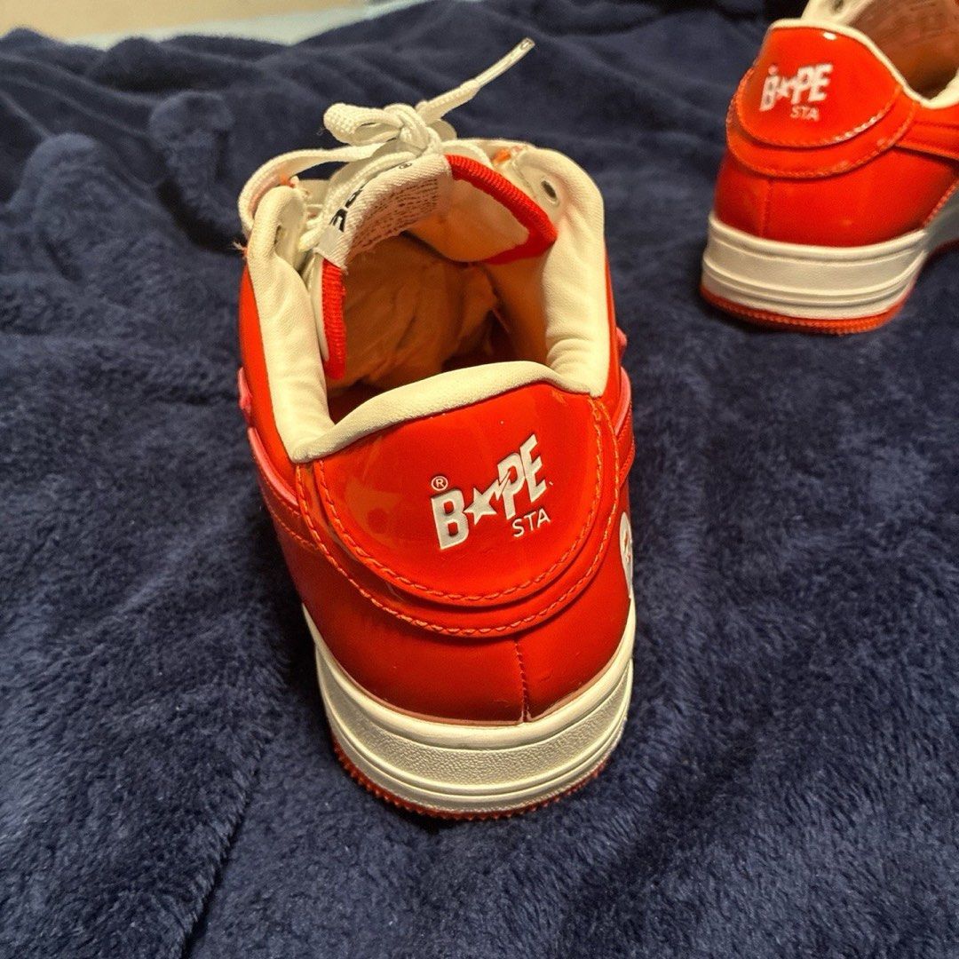 A Bathing Ape Bape Sta Low Orange White Size 10 (Category: Sneakers) located in Cavite. Submitted by kivenmoff (Listing ID 1469807467, Image 3). Description: Size 10 Euro 44 .