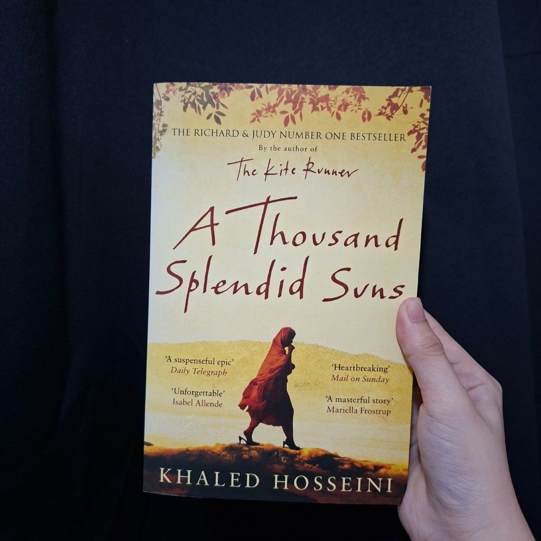 A Thousand Splendid Suns by Khaled Hosseini (Category: Storybooks) located in Marikina City. Submitted by hellobookish.ph (Listing ID 1469872611, Image 1). Description: GR⭐️ 4.46 (1.8m ratings) Standalone Historical Fiction, Classics, Contemporary Paperback (tanned edges).