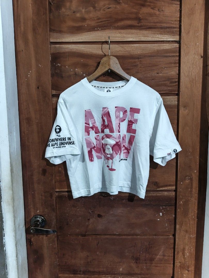 AAPE CROP TEE FOR WOMENS (Category: Others Tops) located in Tagum. Submitted by danelle_closet1106 (Listing ID 1469789160, Image 1). Description: EXCELLENT TO NEW NO ISSUE SIZE:SMALL WOMENS.