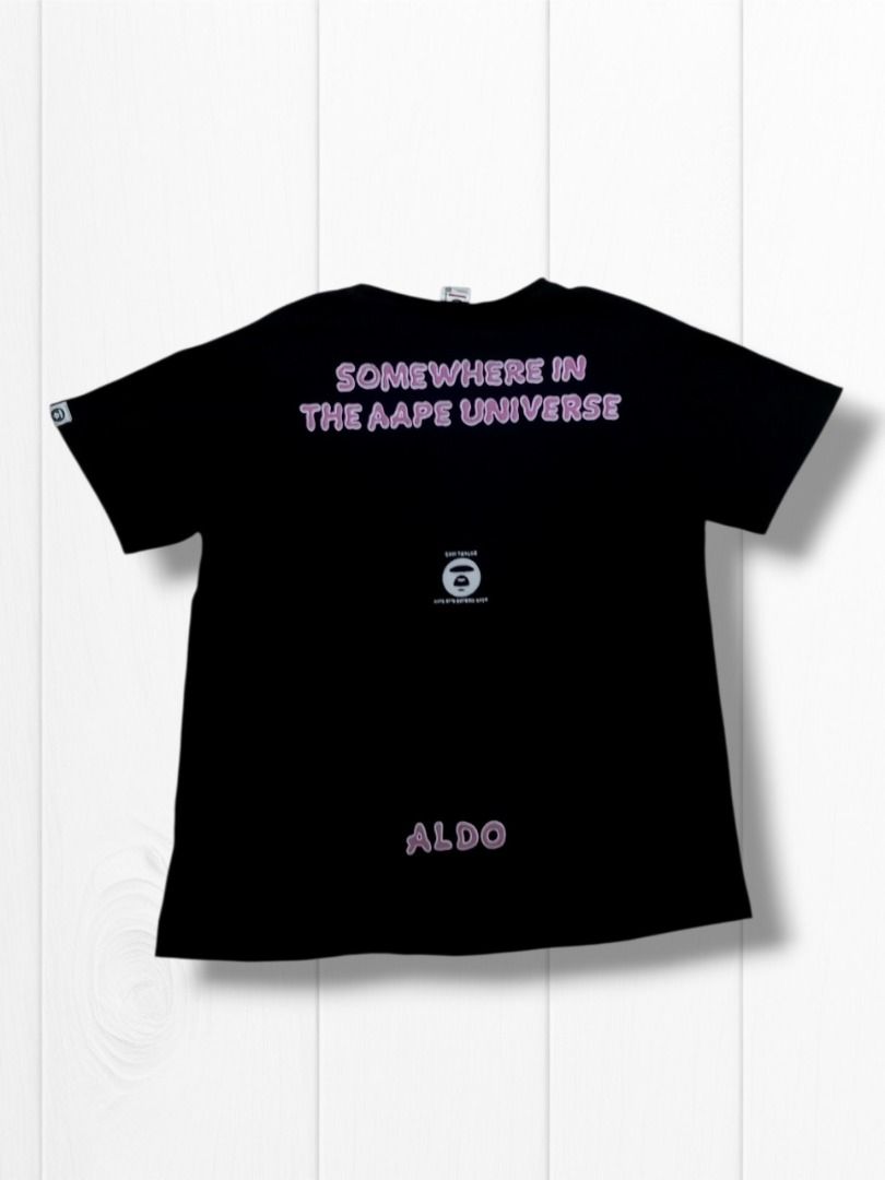 Aape x Aldo Black Tshirt I Tee (Category: Tshirts & Polo Shirts ) located in Aguinaldo. Submitted by baguioukayukay2600 (Listing ID 1469786200, Image 2). Description: .