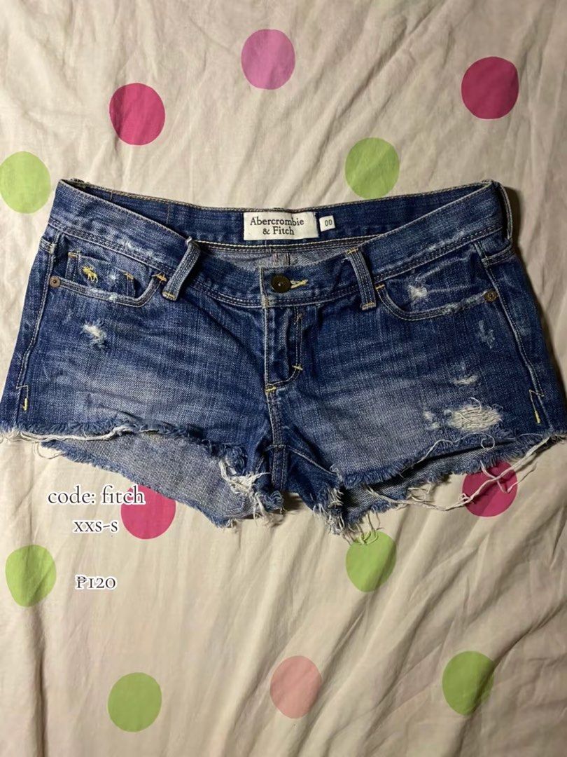 abercrombie denim shorts (Category: Shorts) located in Cebu City. Submitted by saturnarchives.co (Listing ID 1469783167, Image 1). Description: size 00 (xxs-s).