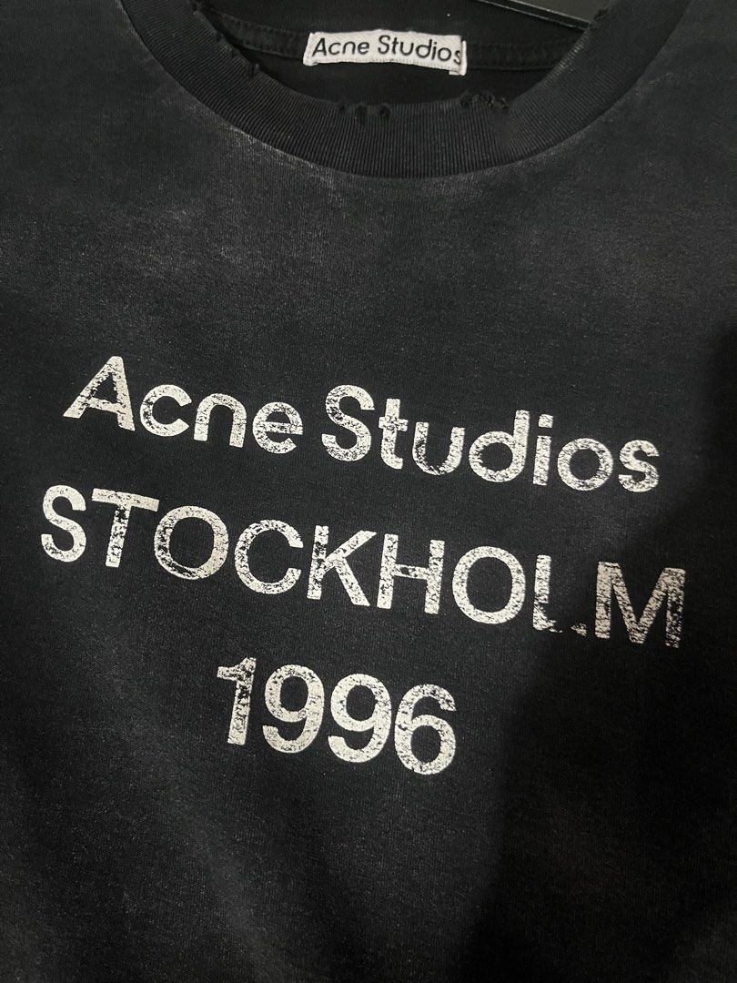 Acne Studios Stockholm Long Sleeve (Category: Formal Shirts) located in Manila. Submitted by jiroo.az (Listing ID 1469885006, Image 3). Description: washed distressed texture length: 27 in/70cm width: 23 in/59 cm sleeve length: 31 in/ 79cm .