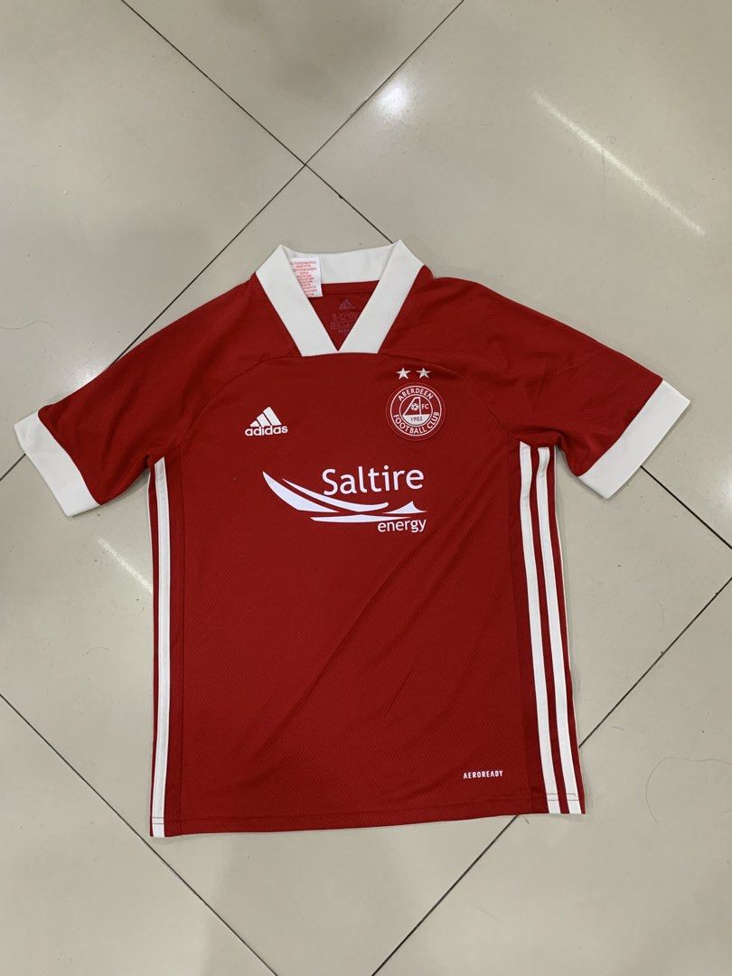 Addias | football jersey / small- medium (Category: Activewear) located in Cebu City. Submitted by rarathriftedcb (Listing ID 1469778531, Image 2). Description: Addias ✅ Abeerden Home jersey Drifit shirt Medium on tag 🏷️ Chestline 17 Length 23 Small - loose fit Medium - regular fit 850pesos + sf 95 Location : cebu city Page : RaRa thrifted Jnt nationwide Message us 📩.