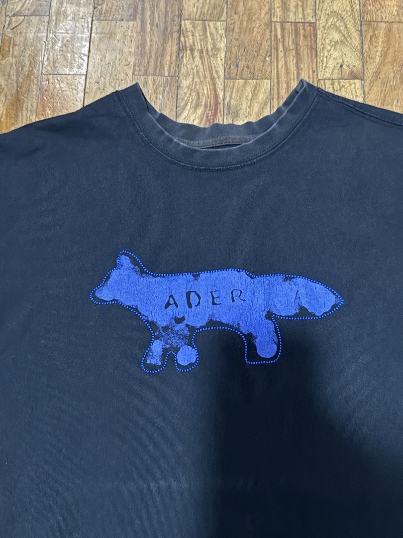 Ader Error x Maison Kitsune Fox T-Shirt Black (Category: Tshirts & Polo Shirts ) located in Manila. Submitted by pringlesssy (Listing ID 1469844313, Image 2). Description: Dimes: 18.5x26.