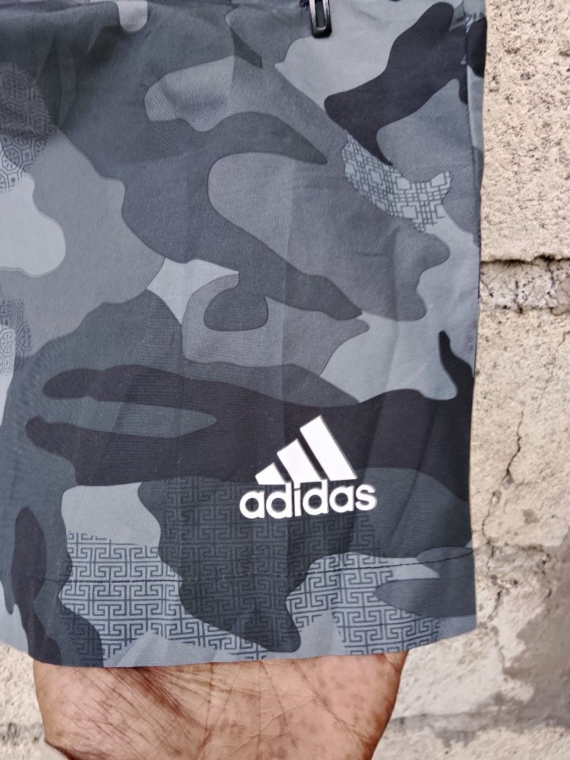 Adidas camouflage running shorts (Category: Shorts) located in Bayombong. Submitted by jeffreybee (Listing ID 1469895551, Image 2). Description: GOOD AS BRAND NEW 28-36 waistline.