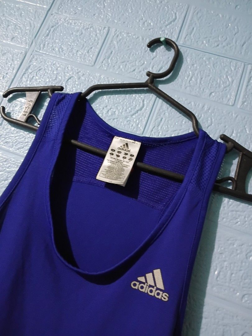 Adidas Mesh Tank Top (Category: Activewear) located in Caloocan City. Submitted by archive404 (Listing ID 1469911509, Image 3). Description: Adidas Mesh Tank Top Good Condition W - 18.5 L - 26 Small on Tag Issue: see attached photo 150 + sf.