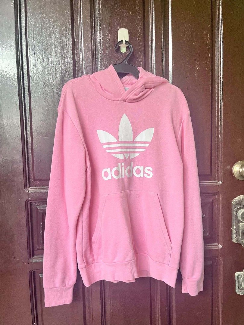 Adidas Pink Hoodie - Small (Category: Coats, Jackets and Outerwear) located in Manila. Submitted by paulyntalan (Listing ID 1469846608, Image 1). Description: .