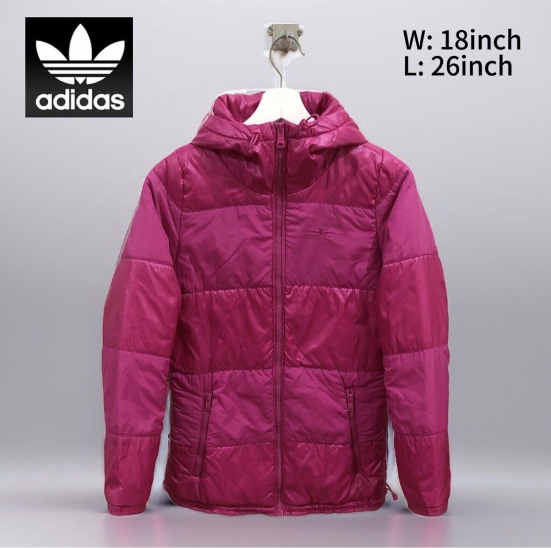 Adidas Pink Padded Jacket (Category: Coats, Jackets and Outerwear) located in Oas. Submitted by alithrifthunter (Listing ID 1469947275, Image 1). Description: .