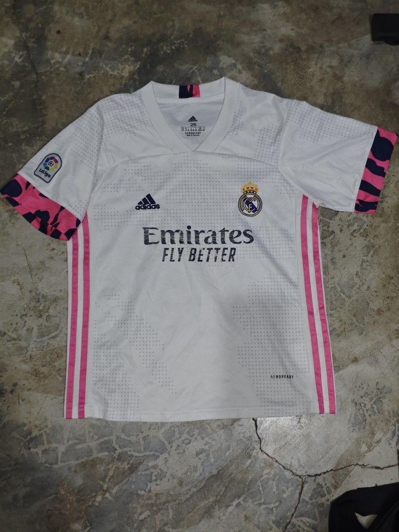 Adidas Real Madrid Jersey (Category: Activewear) located in San Isidro. Submitted by laz.loots (Listing ID 1469764205, Image 1). Description: L 23.5 W 17.5 ISSUE: NONE COLOR CONDITION: GOOD .