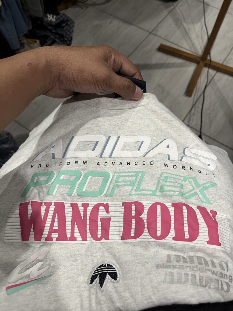 Adidas x Alexander Wang Tshirt / Light Gray / Medium (Category: Shirts) located in Camalaniugan. Submitted by anarchymonopoly052128 (Listing ID 1469919630, Image 3). Description: Width: 20.5 Inches Length: 26 Inches .