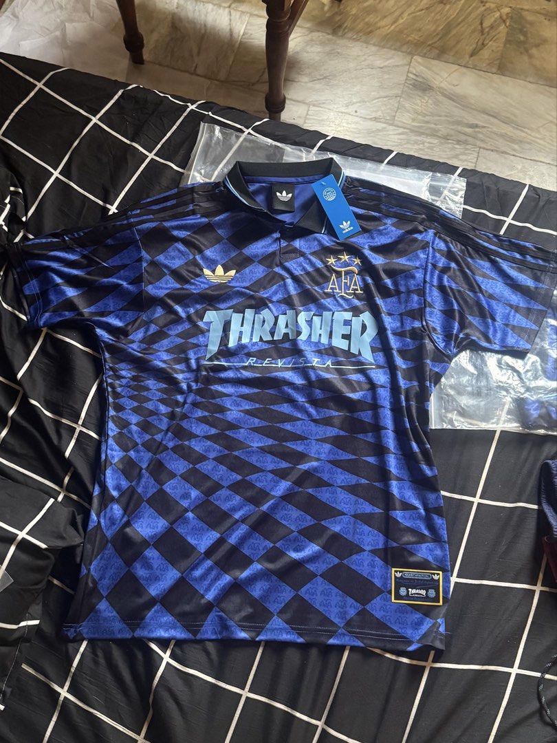 Adidas x Thrasher Jersey (Category: Activewear) located in San Fernando. Submitted by akira.243 (Listing ID 1469761589, Image 1). Description: .