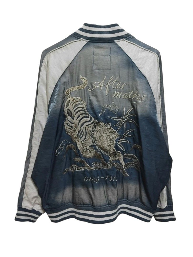 Aftermaths Embroidered Souvenir Jacket (Category: Coats, Jackets and Outerwear) located in Pasig City. Submitted by hustlexcurate (Listing ID 1469891558, Image 3). Description: Aftermaths Embroidered Oversized Souvenir Sukajan Jacket Size S on tag fits XL Dimensions: 28X28.