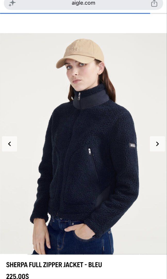 AIGLE POLARTEC HOODED FLEECE JACKET (Category: Coats, Jackets and Outerwear) located in Dagupan City. Submitted by size.spectrum (Listing ID 1469898497, Image 3). Description: SIZE 38 SIZE MEDIUM LIKE NEW SEE PICS FOR DESCRIPTION AND MEASUREMENT.