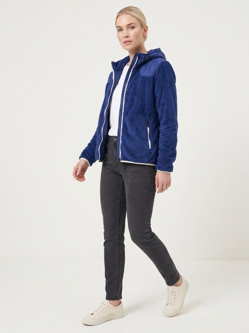 AIGLE POLARTEC HOODED FLEECE JACKET (Category: Coats, Jackets and Outerwear) located in Dagupan City. Submitted by size.spectrum (Listing ID 1469898497, Image 1). Description: SIZE 38 SIZE MEDIUM LIKE NEW SEE PICS FOR DESCRIPTION AND MEASUREMENT.