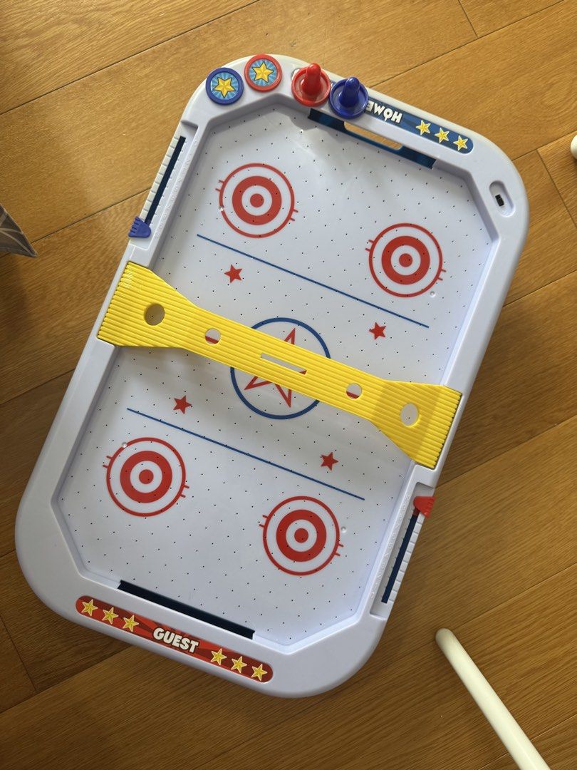 Air Hockey (Category: Interactive Toys) located in Mandaluyong City. Submitted by grmnk (Listing ID 1469868405, Image 2). Description: Played with once only Complete accessories 1,699 in Toys R Us Pick-up from Hulo, Mandaluyong BPI / GCash.