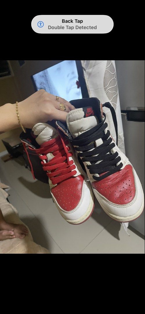 Air jordan 1 retro OG heritage (Category: Shoe inserts & accessories) located in Manila. Submitted by zealturtle_0fa233 (Listing ID 1469925139, Image 2). Description: For sale original jordan air 1 high retro heritage size 6 unisex men to women size Used but not abused na stock na need lang linis.