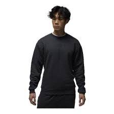 Air Jordan Black Crewneck Sweatshirt (Category: Coats, Jackets and Outerwear) located in Manila. Submitted by beyondclos3t (Listing ID 1469867607, Image 1). Description: - Brand: Jordan - Color: Black - Style: Crewneck sweatshirt with relaxed fit - Details: Embroidered 'Air Jordan' text on chest, Jumpman logo inner tag, and 'Excellence Attitude Soul' label - Material: Standard warm and comfortable sweatshirt fabric - Trims: Ribbed collar, cuffs, 