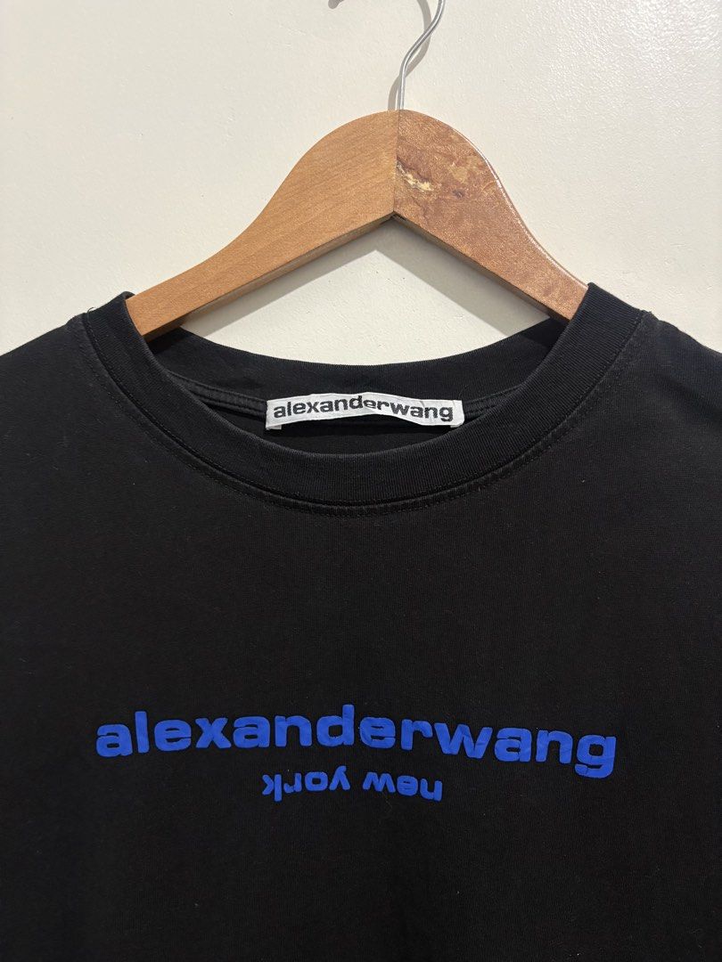 Alexander Wang Puff Logo Tee (Category: Luxury Apparel) located in Cabiao. Submitted by thelifeofgelo (Listing ID 1469869290, Image 3). Description: Alexander Wang Puff Logo Tee Size: Medium Width: 20 Length: 28.5 Excellent condition Price: 650 + shipping fee.