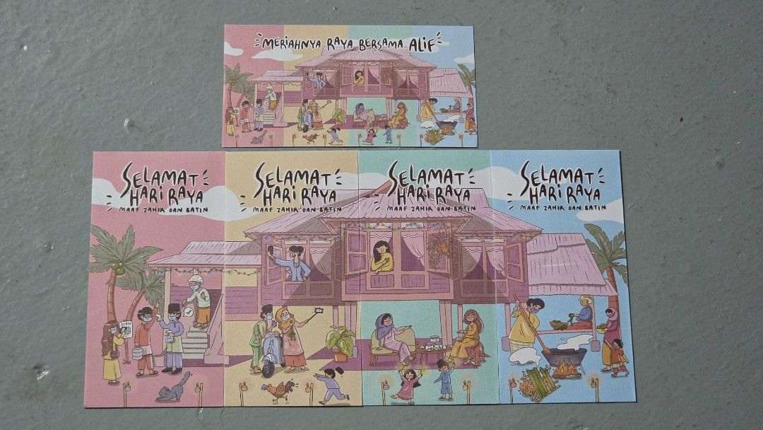 Alif Sime Darby Oils Hari Raya Packets, Hobbies & Lifestyle, Stationery ...