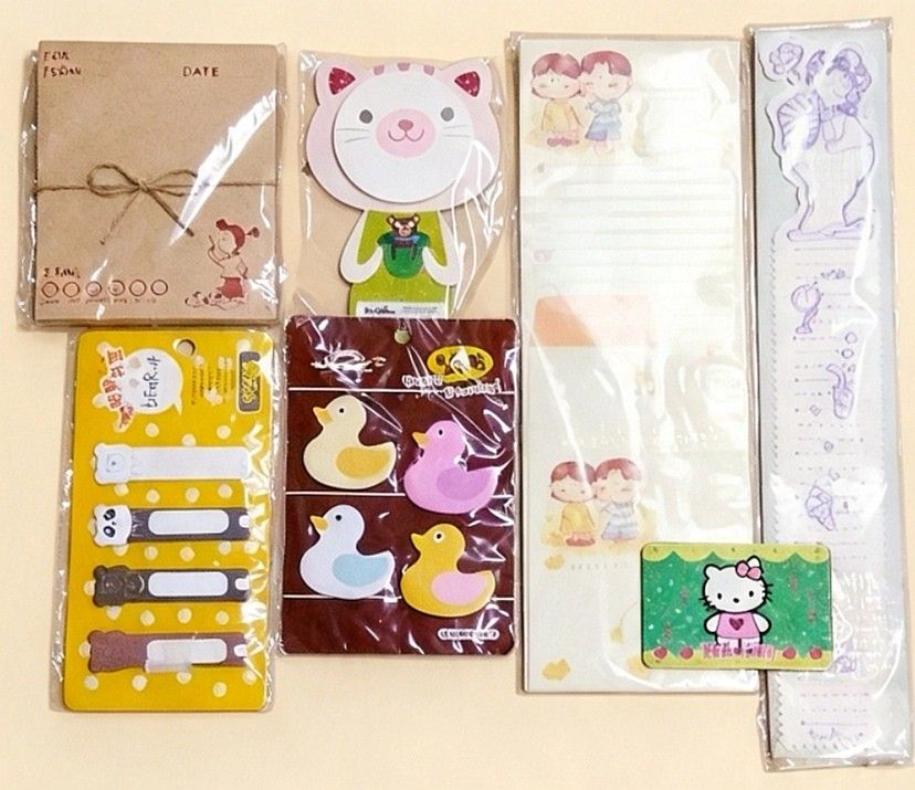 All Set Assorted Design Stationery with Sticky Notes (Category: Other Stationery & Craft) located in Manila. Submitted by amne.hub (Listing ID 1469909741, Image 1). Description: Assorted design Stationery with sticky notes Definitely in good condition #stationery #notes #assorted.