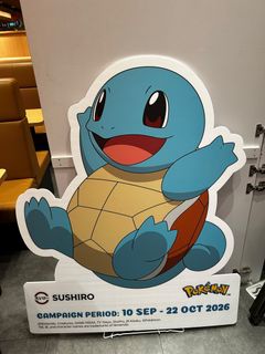 Sushiro Pokémon Bulbasaur Campaign Standee Display, Toys & Collectibles ...