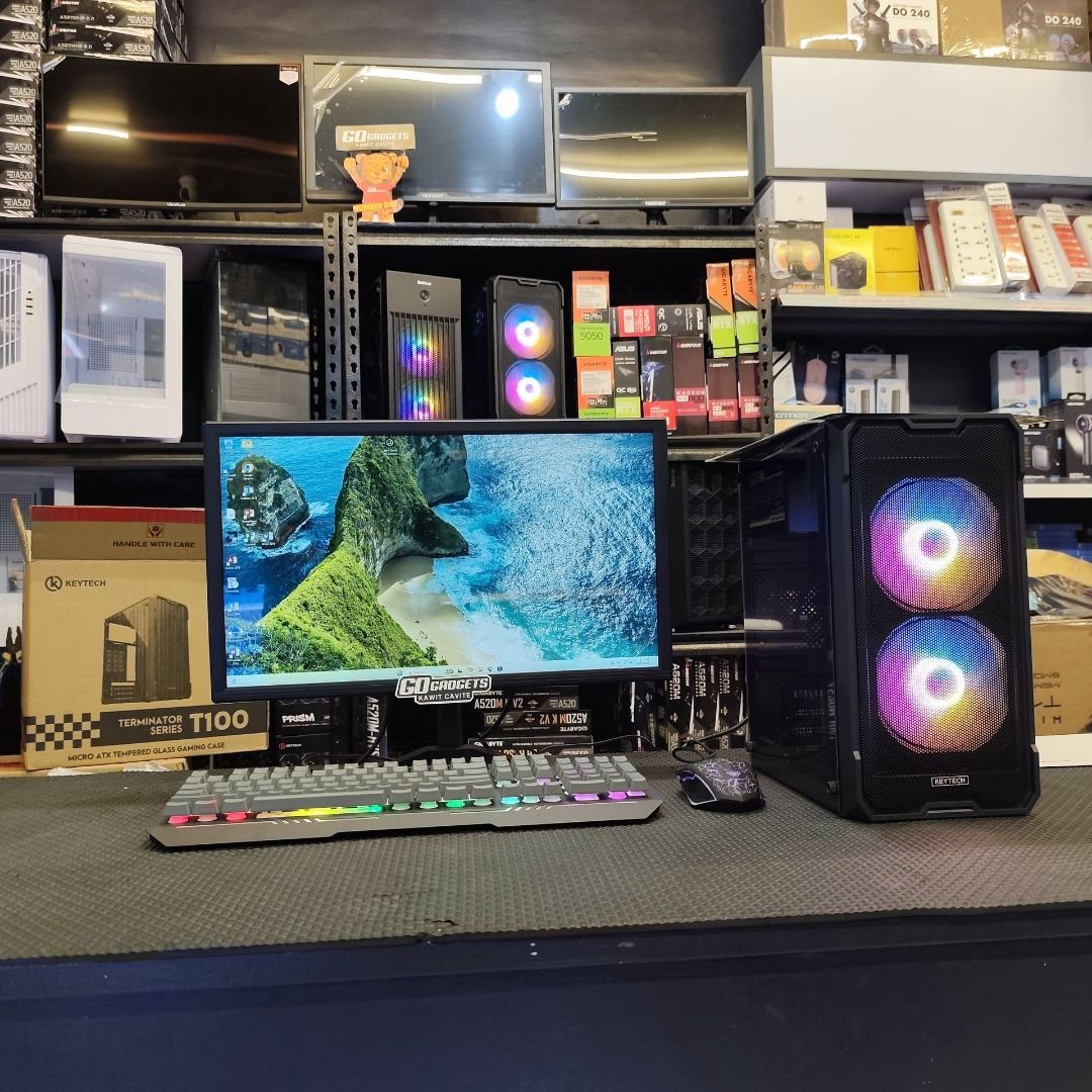 AMD RYZEN 3 3200G COMPLETE SET FOR OFFICE USE (Category: Desktops) located in Cavite. Submitted by jerickher83429 (Listing ID 1469798071, Image 2). Description: 🖥️ We offer: ✔ Gaming PC Builds ✔ Work / Office PC Builds ✔ Editing / Productivity PC Builds ✔ PC upgrades and accessories 💳 INSTALLMENT AVAILABLE BDO • BPI • HSBC • Chinabank • Unionbank • Salmon • Skyro • GGives All products are original with warranty. Specs may vary by model/variant.