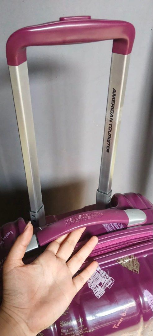 AMERICAN TOURISTER BY SAMSONITE DURABLE (Category: Luggage) located in Manila. Submitted by chaychaii (Listing ID 1469805591, Image 2). Description: 😍‼️BRANDED ‼️😍 AMERICAN TOURISTER BY SAMSONITE DURABLE ⚡⚡TAKE ALL ⚡⚡ Japan Imported Small,Hand carry,cabin SIZE AND Large (expandable) 🔰Durable Polycarbonate Hardcase 🔰360 Rotation Wheels 🔰TOP and Side CARRIER HANDLE 🔰Security Coded lock 🔰Zipper Closure 🔰Telescopic Push handle 🔰Top Handle Ca