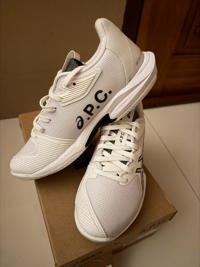 APC x Asics Solution Speed FF3 Tennis Shoes (Category: Sneakers) located in Cagayan de Oro. Submitted by mysucloset (Listing ID 1469915954, Image 3). Description: Selling APC x Asics collab tennis shoes. Brandnew. Size 6 US/23 cm. Fits size 6 or 6.5. Resell value is around 16.5k to 17k..