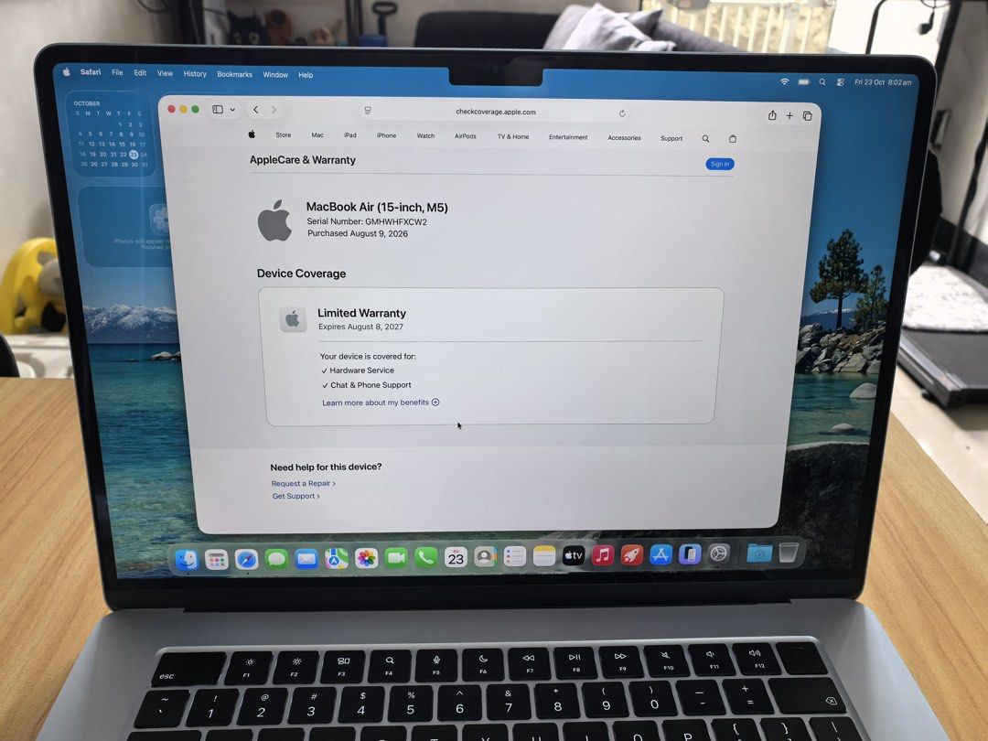 Apple MacBook Air 15-inch M5 (Category: Laptops & Notebooks) located in Manila. Submitted by danganange58383 (Listing ID 1469768974, Image 2). Description: Selling my MacBook Air 15inch M5 16GB RAM /512GB SSD (top-tier) Unit, charger and cord Used-like new. Battery health 100/cycle count 27 only Apple Warranty coverage : August 8, 2027 SRP now 119,490 Selling mine for only 84,990 Open also for swap Pm na lang ng offers..