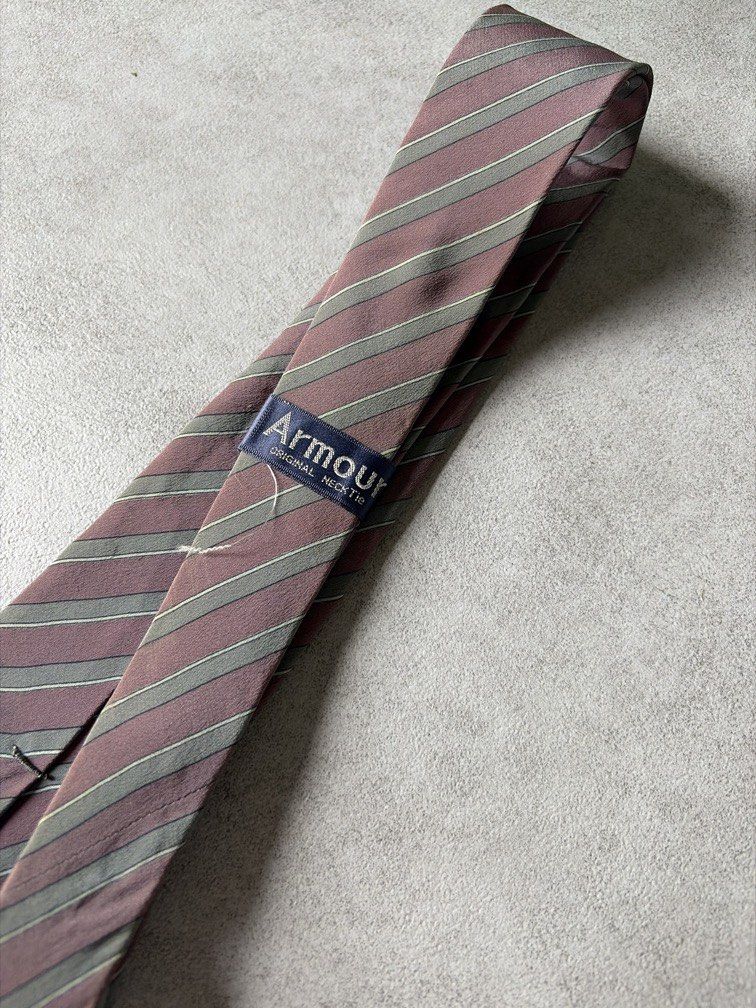 Armour striped necktie (Category: Ties) located in Pasig City. Submitted by chamoisee (Listing ID 1469818584, Image 2). Description: .