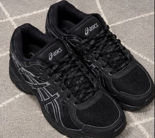 ASICS Hypersync Black shoes, Men's Fashion, Footwear, Sneakers on Carousell