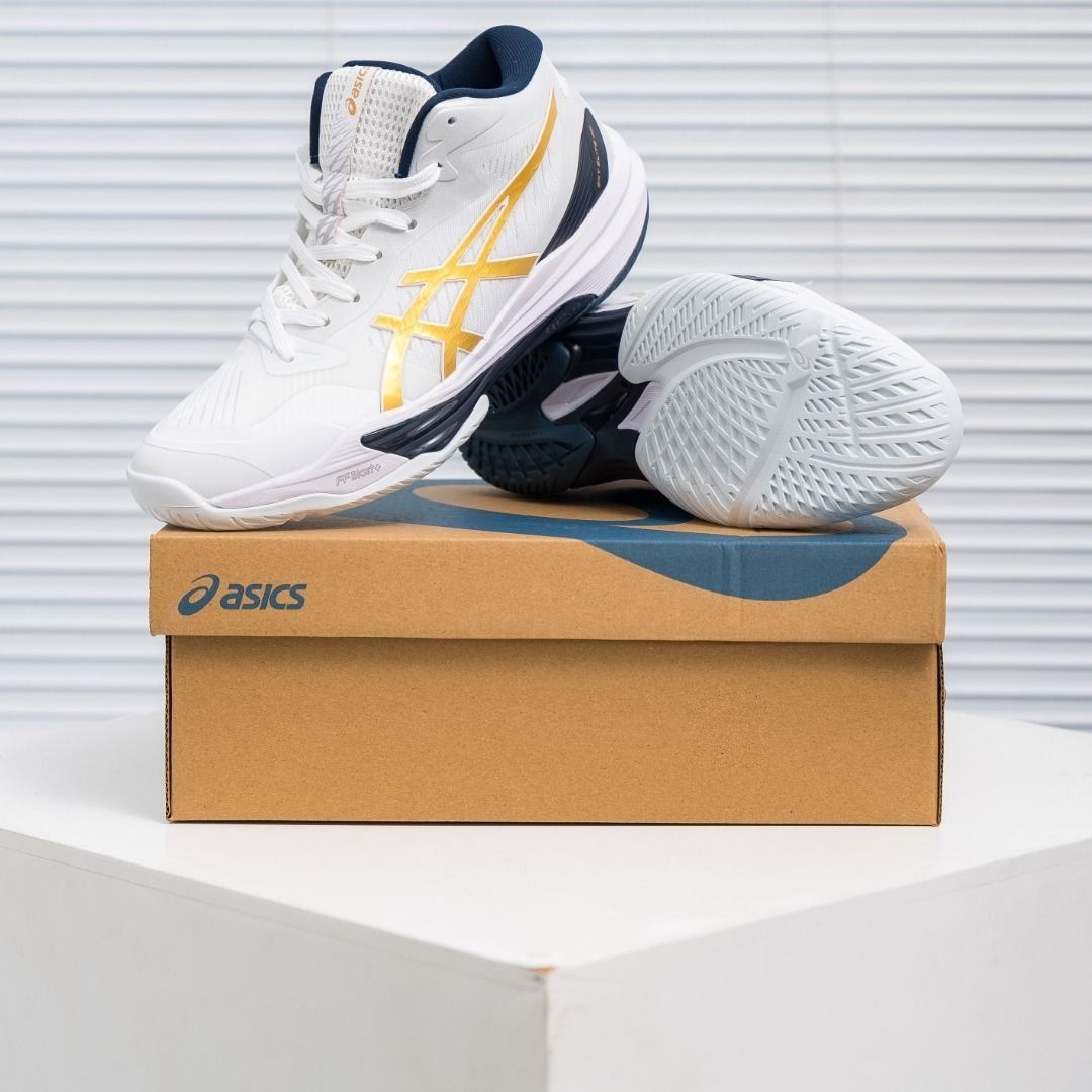 Asics Sky Elite FF MT 2 White Gold Shoes, Men's Fashion, Footwear ...