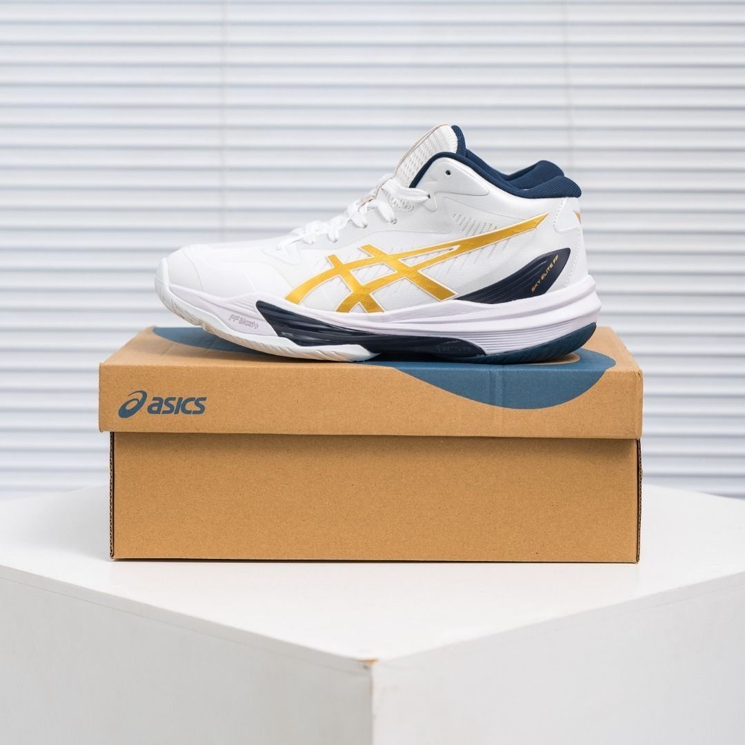 Asics Sky Elite FF MT 2 White Gold Shoes, Men's Fashion, Footwear ...