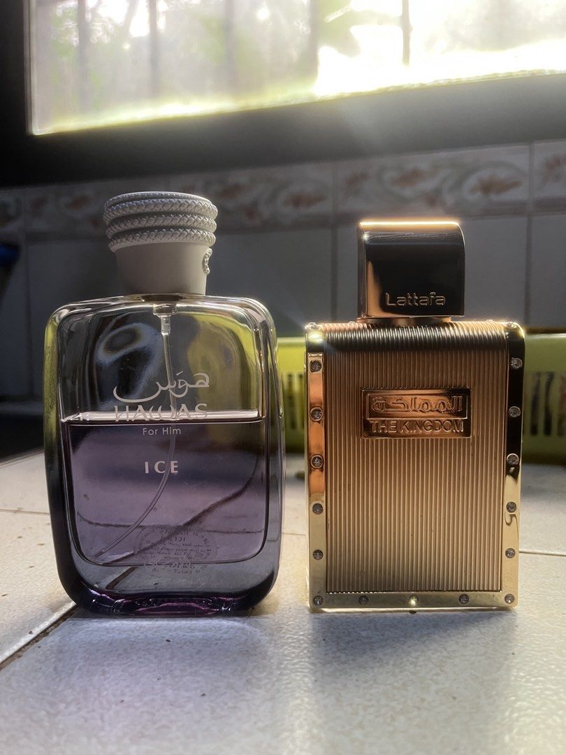 Aspack Hawas Ice and Lattafa The Kingdom (Category: Fragrance & Deodorants) located in Quezon City. Submitted by fragrancexxx (Listing ID 1469772441, Image 3). Description: P1 ASPACK ONLY 2k aspack fix na!! complete with box nandyan na din juice level para wala madami tanong Qc Commonwealth location.