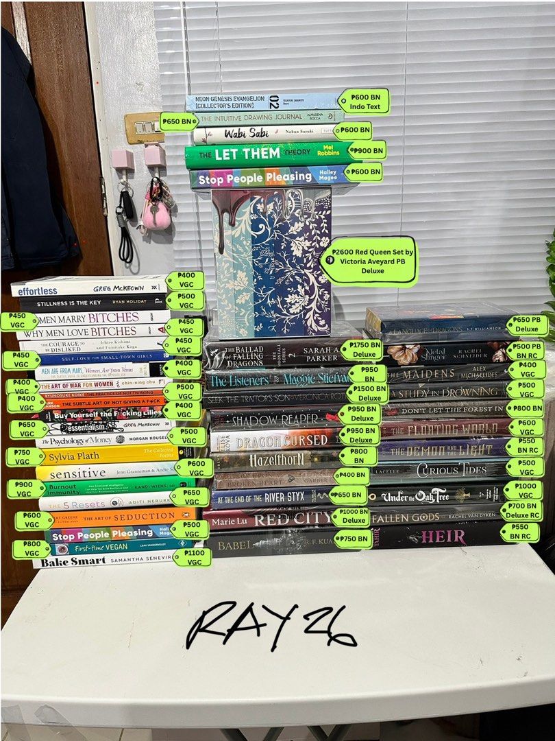 Assorted Fiction and Non-Fiction Books (Category: Storybooks) located in Paranaque City. Submitted by chikugo (Listing ID 1469888541, Image 1). Description: Reduced Prices- Price in the Photo. ‼️Open for Take ALL‼️ PM directly to discuss Location: Moonwalk, Paranaque PM or comment for individual photos condition SF shouldered by buyer thru JnT or Lalamove MOP: GoTyme or UnionBank.