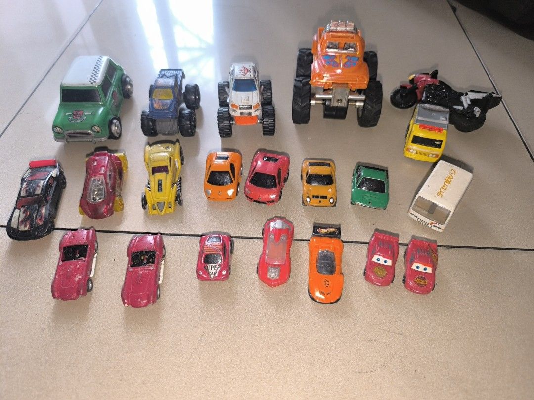 Assorted toy cars bundle (Category: Vehicle & Diecast Models) located in Manila. Submitted by lianlim.mail (Listing ID 1469833860, Image 2). Description: assorted toy cars bundle what you see is what you get take all sold as bundle.