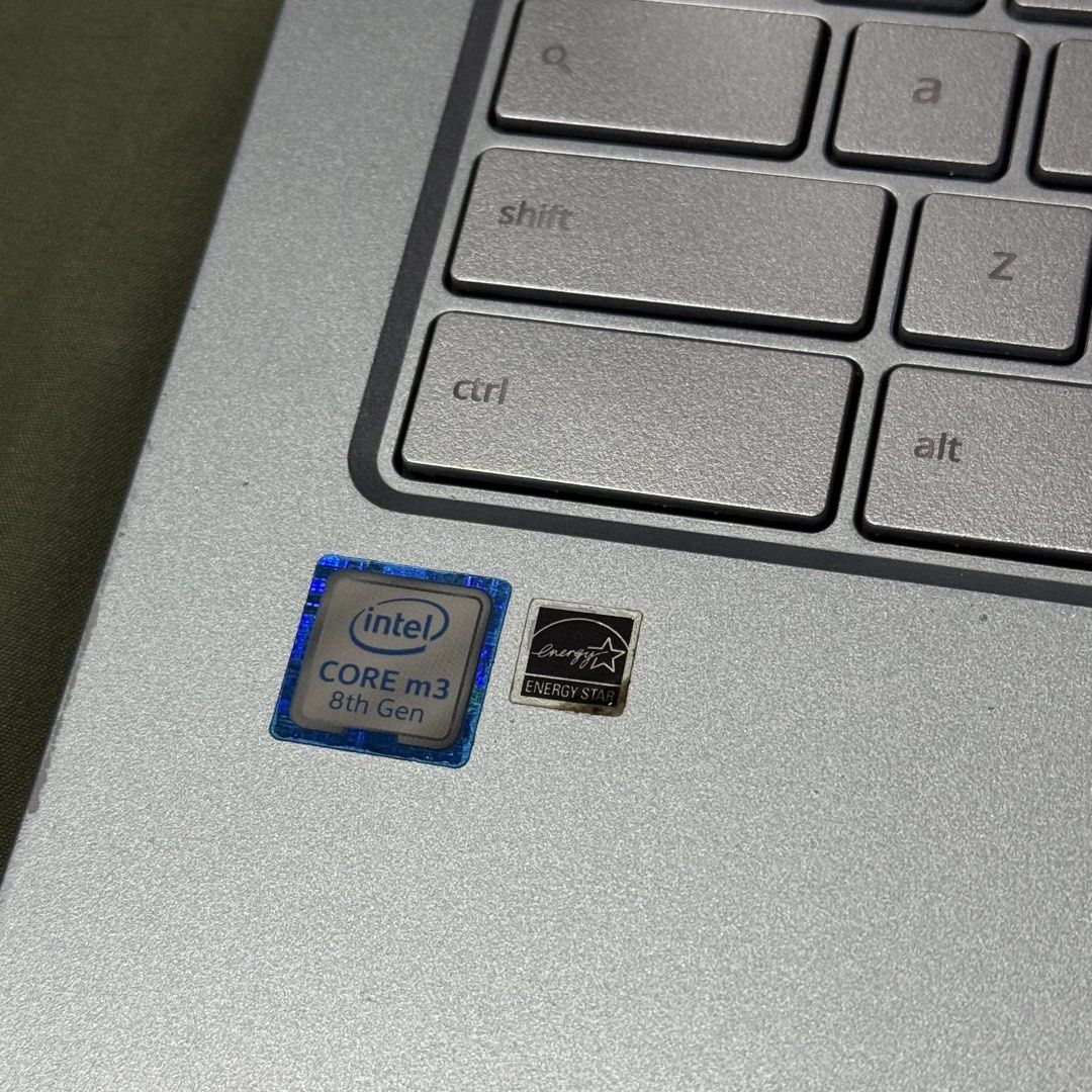 ASUS Chromebook Flip C433T Intel Core m3 8GB RAM (Category: Laptops & Notebooks) located in Cebu City. Submitted by gilejehhk (Listing ID 1469938172, Image 3). Description: - Model: ASUS Chromebook Flip C433T (Silver) - Processor: Intel Core m3-8100Y - Memory: 8GB RAM - OS: ChromeOS - Condition: Normal wear on body; touchscreen works perfectly in tablet mode - Inclusions: Original ASUS charger.