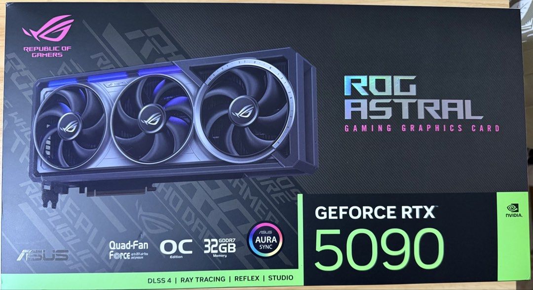 ASUS ROG Astral GeForce RTX 5090 32GB GDDR7 OC Edition, Computers ...