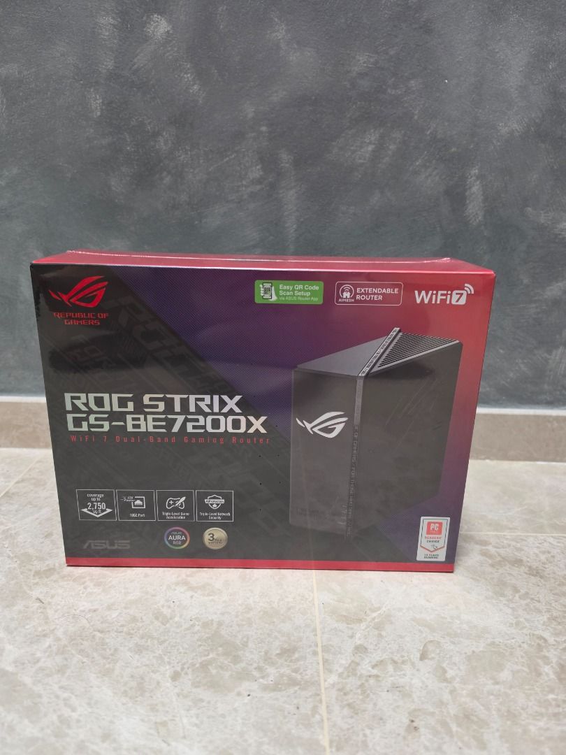 ASUS ROG Strix GS-BE7200X WiFi 7 Gaming Router, Computers & Tech, Parts ...