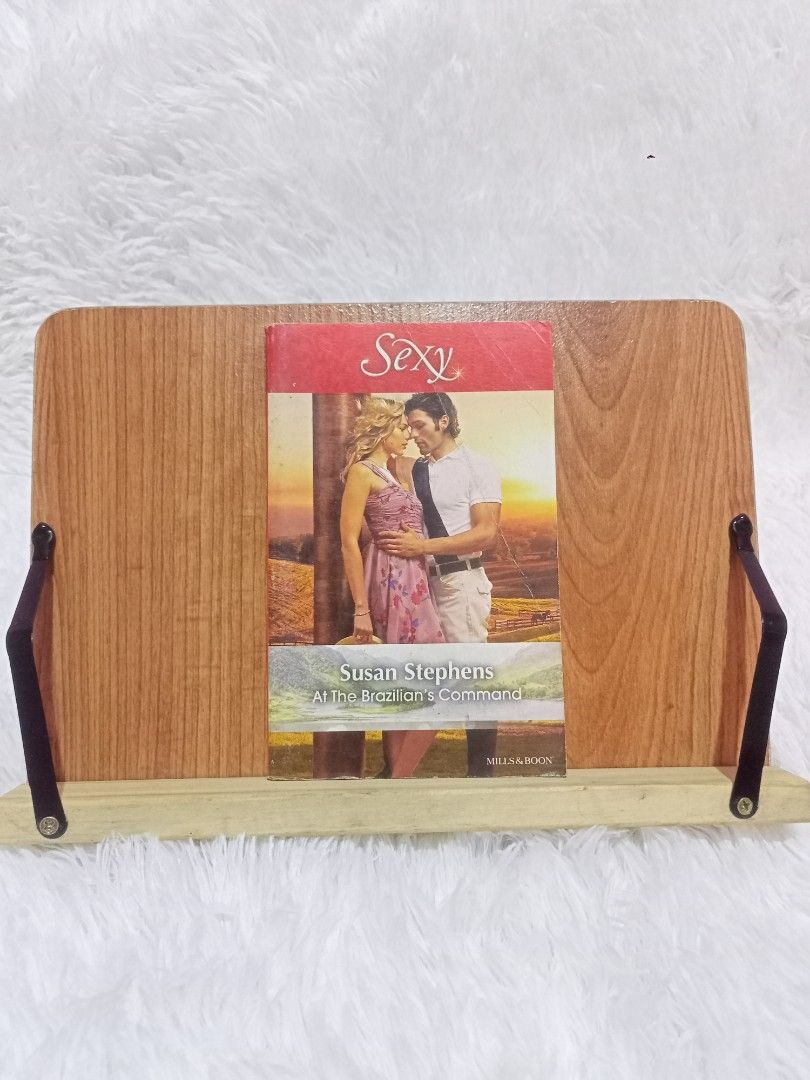 At The Brazilian's Command by Susan Stephens (Category: Storybooks) located in Santa Maria. Submitted by odetothereader (Listing ID 1469775046, Image 1). Description: - Title/Author: Mills & Boon romance novel by Susan Stephens - Series: Mills & Boon Sexy series - Main Characters: Wealthy polo champion Tiago Santos and Danizy Cameron - Format: Paperback edition by Harlequin Mills & Boon - Condition: Good read, perfect for romance novel fans - Shi
