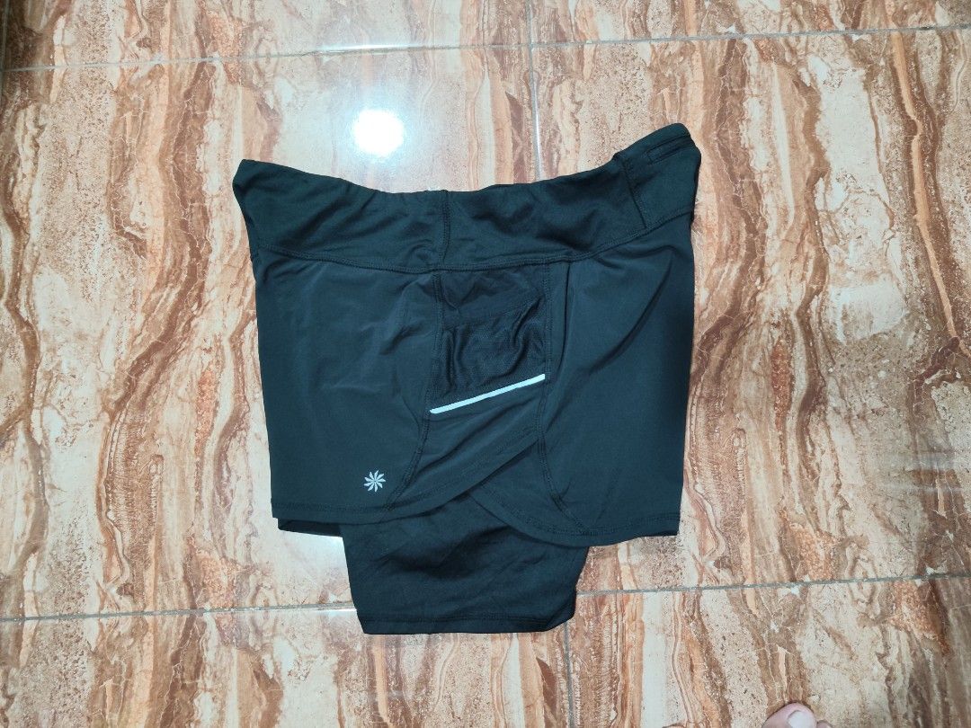 Athleta Running Short (Category: Activewear) located in General Santos City (Dadiangas). Submitted by alfredanth42291 (Listing ID 1469818750, Image 1). Description: ATHLETA RUNNING SHORT black large W: 36-40 L: 12 (short) 16 (cycling) -w/ inner cycling -1 back zip pocket -2 mesh side pockets -w/ drawstring -quickdry ✓excellent condition 265 #gym #sports #pickleball.