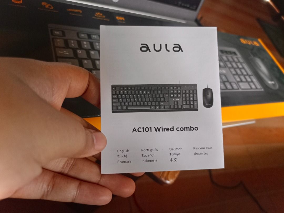 Aula AC101 Wired Combo - Keyboard and Mouse - Cheap, For Work/School/Gaming (Category: Computer Keyboard) located in Taguig. Submitted by calmthypalm (Listing ID 1469804440, Image 3). Description: Brand new, sold at a lower rate than the general market's..