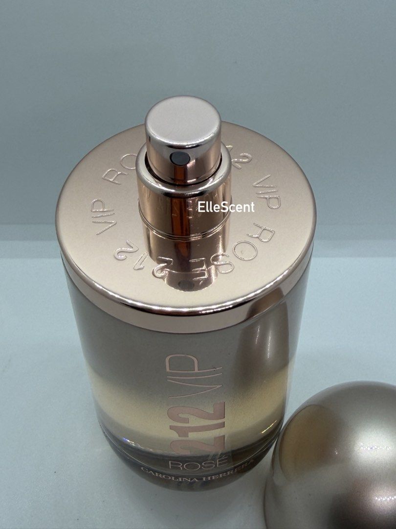 Authentic Carolina Herrera 212 VIP Rose Eau De Parfum Tester (Category: Fragrance & Deodorants) located in Mandaluyong City. Submitted by elle_scent (Listing ID 1469922232, Image 3). Description: CAROLINA HERRERA 212 VIP ROSÉ EAU DE PARFUM – 80ML Description A feminine, elegant, and playful fragrance perfect for ladies who love smelling fresh, sweet, and sophisticated! ✨ Scent Profile: 🌸 Top Notes: Champagne Rosé, fruity notes 🌹 Heart Notes: Pe