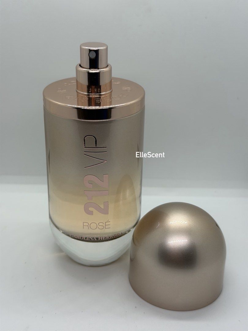 Authentic Carolina Herrera 212 VIP Rose Eau De Parfum Tester (Category: Fragrance & Deodorants) located in Mandaluyong City. Submitted by elle_scent (Listing ID 1469922232, Image 2). Description: CAROLINA HERRERA 212 VIP ROSÉ EAU DE PARFUM – 80ML Description A feminine, elegant, and playful fragrance perfect for ladies who love smelling fresh, sweet, and sophisticated! ✨ Scent Profile: 🌸 Top Notes: Champagne Rosé, fruity notes 🌹 Heart Notes: Pe